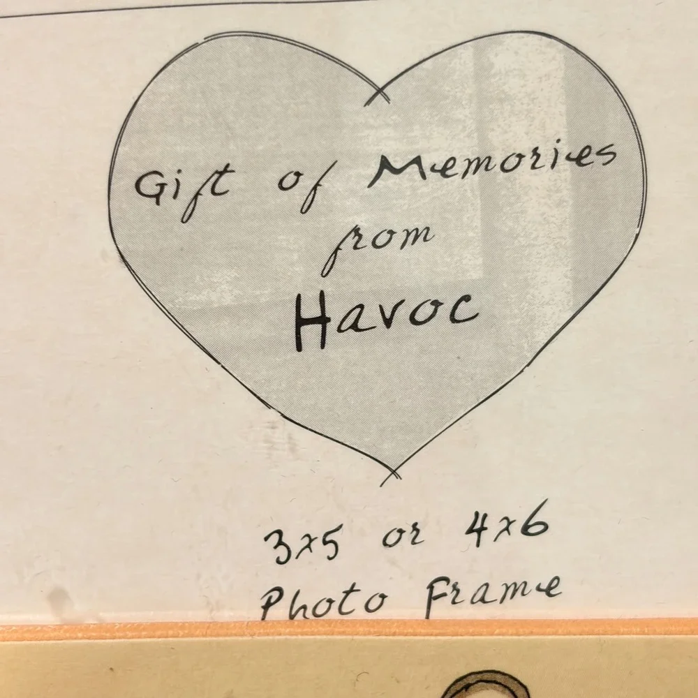 Havoc Publishing Grandchildren Photo Frame L Spivey 3x5 4x6 Vintage Art NIP